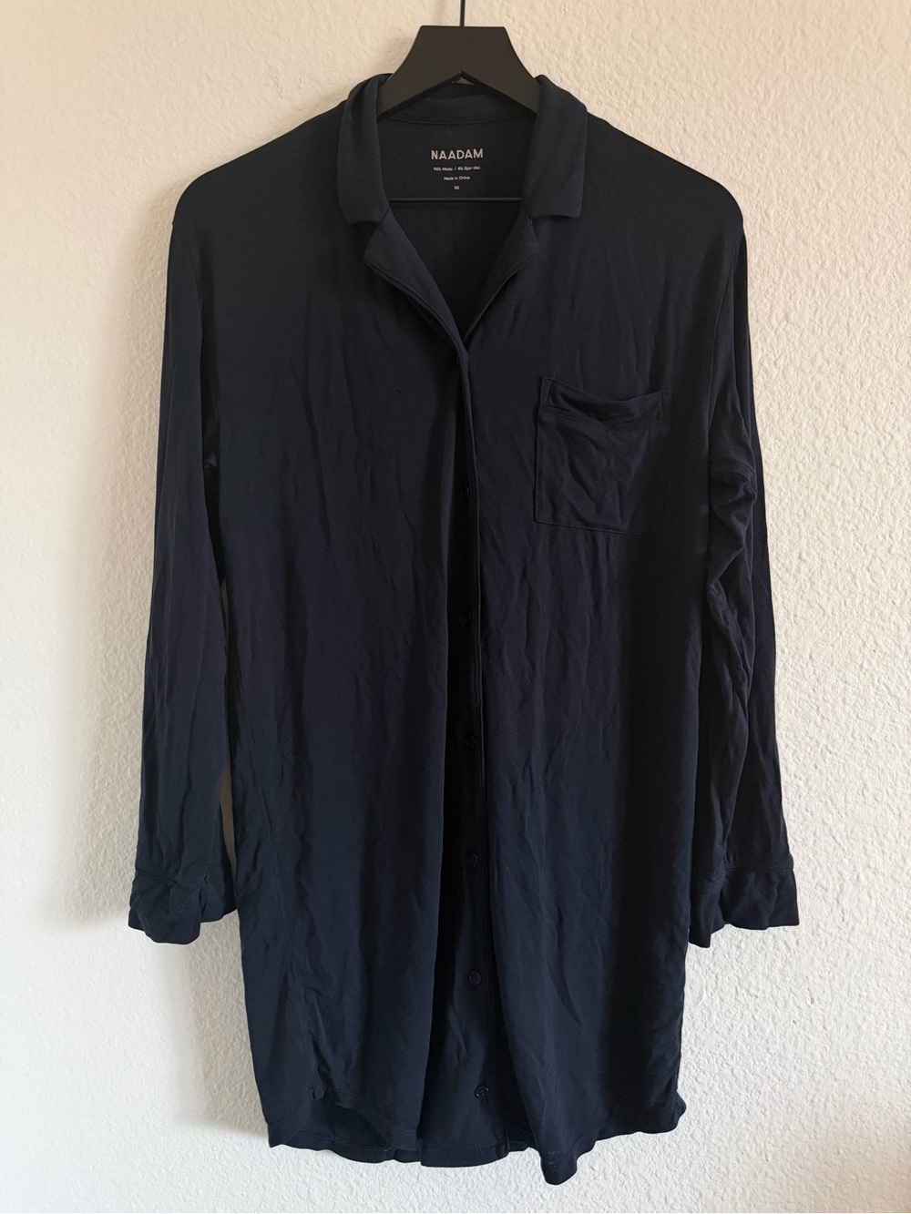 naadam pajama button up dress